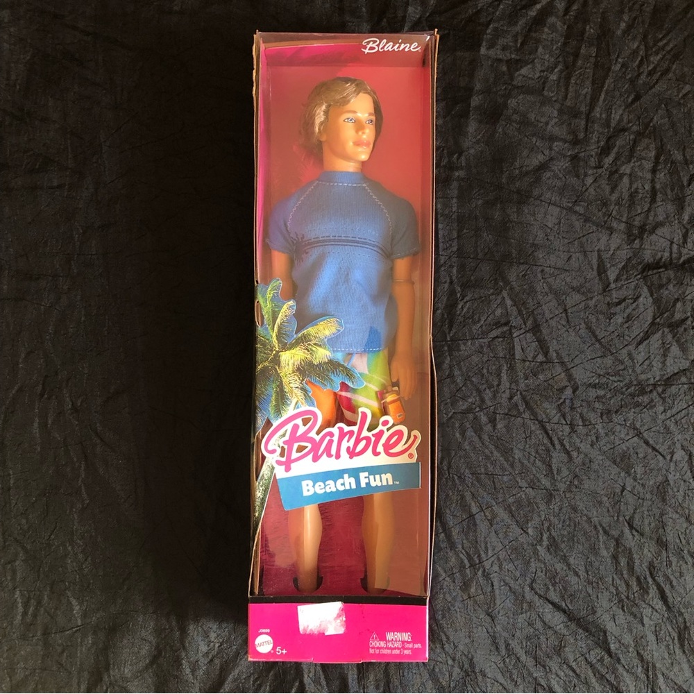 2005 Barbie Beach Fun BLAINE Doll nwt